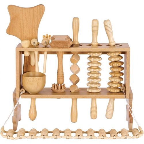 13 in 1 Wood Therapy Massage Tools